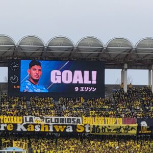 エリソン選手　ゴール