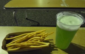 「緑の血」とロングポテト