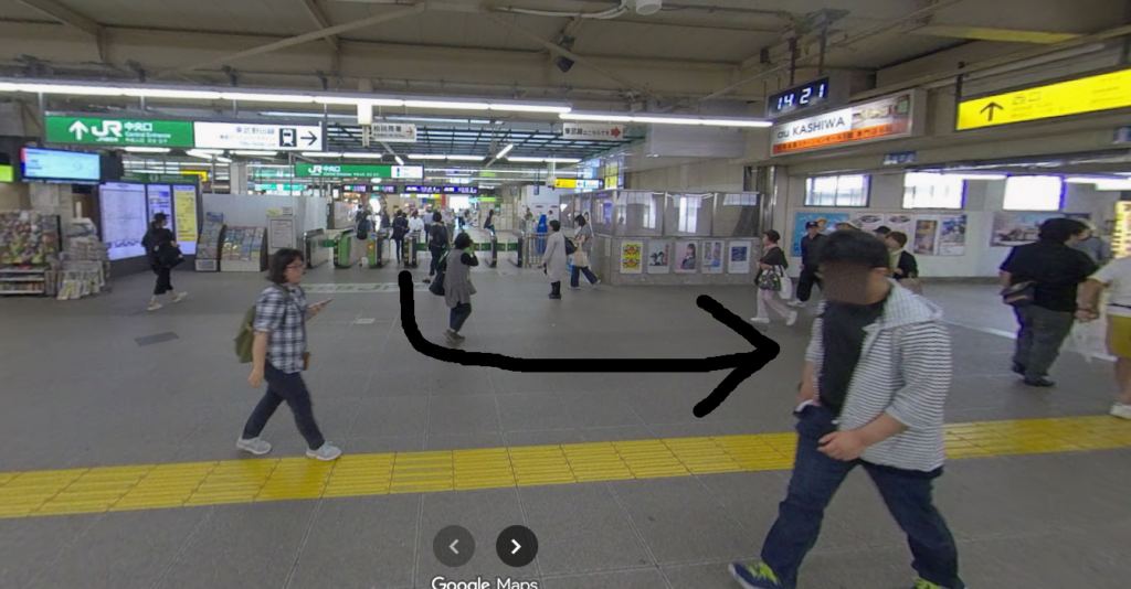 柏駅　中央口